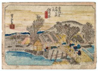 Hodogaya, from the series Fifty-three Stations of the Tôkaidô Road (Tôkaidô gojûsan tsugi no uchi)