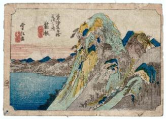 Hakone, from the series Fifty-three Stations of the Tôkaidô Road (Tôkaidô gojûsan tsugi no uchi)