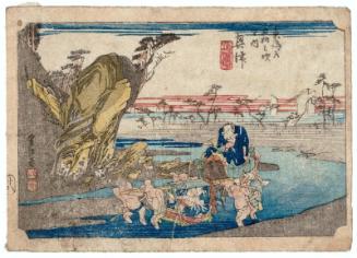 Okitsu, from the series Fifty-three Stations of the Tôkaidô Road (Tôkaidô gojûsan tsugi no uchi)