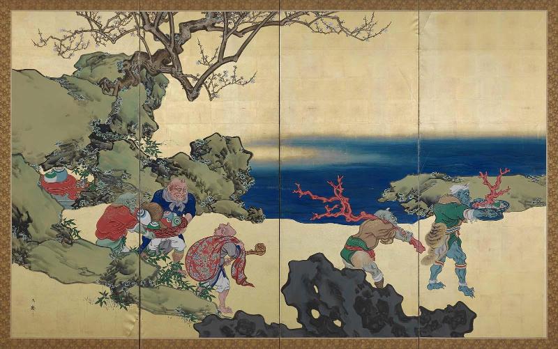 Momotarô at the Demon Island