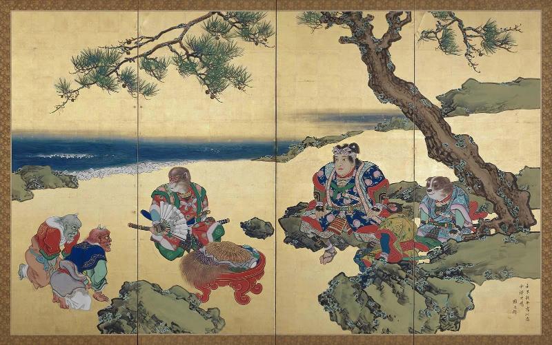 Momotarô at the Demon Island
