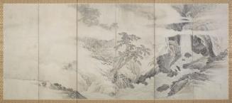 Landscape with Waterfall