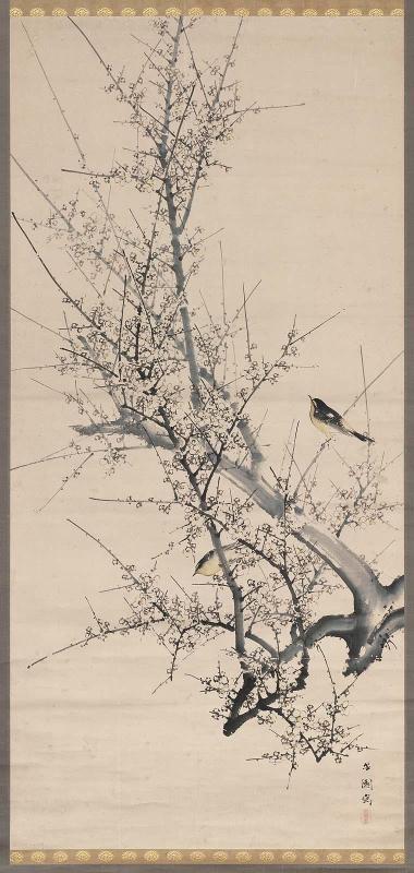 Plum Blossoms and Bush Warblers