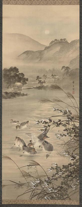 Ducks in the Evening Moonlight