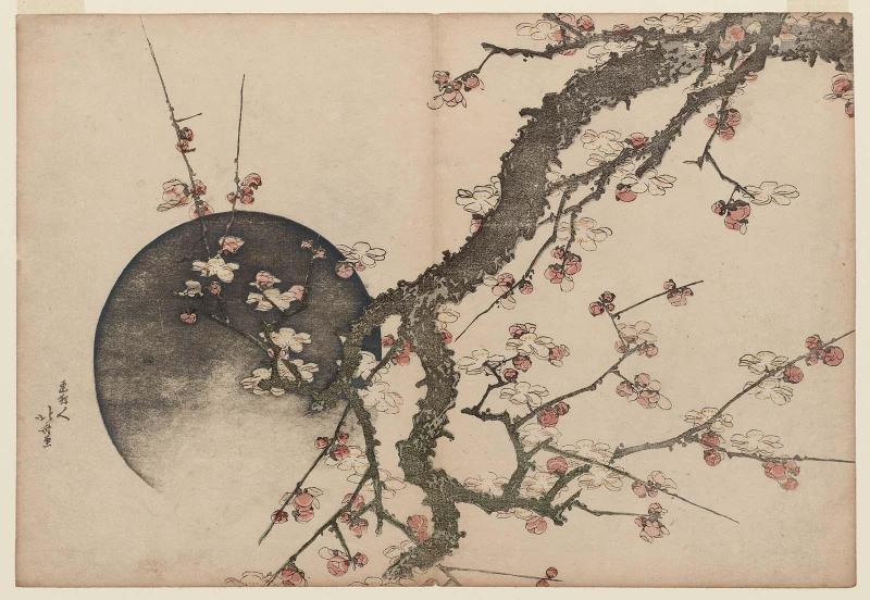 Plum Blossoms and Moon, from the album Fuji in Spring (Haru no Fuji)