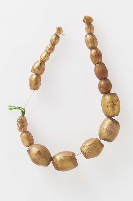 String of barrel  beads