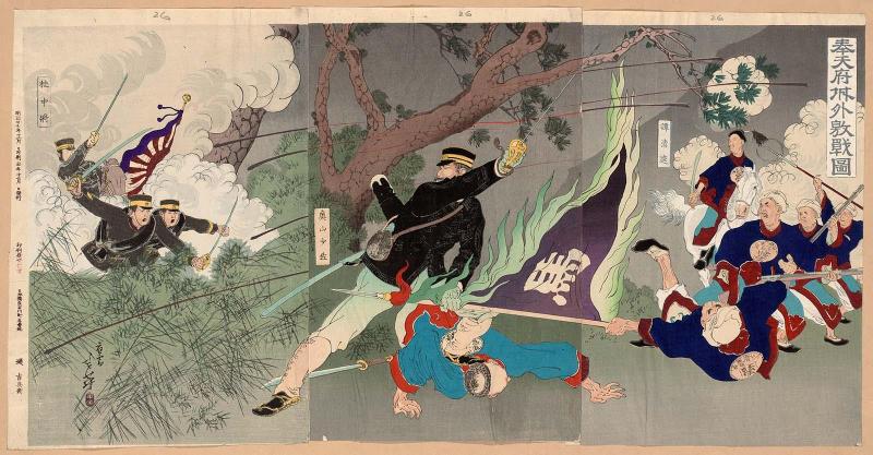Battle on the Outskirts of Fengtianfu (Hôtenfu jôgai gekisen zu)