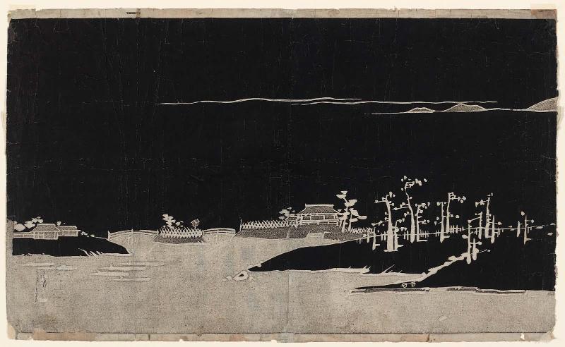 Segment of Jôkyôshu (Impromptu Pleasures Afloat), also known as the Yodo River Scroll