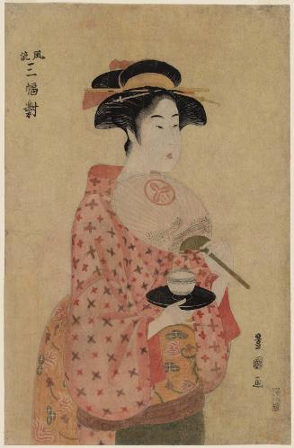 Takashima Ohisa, from the series A Fashionable Triptych (Fûryû sanpuku tsui)