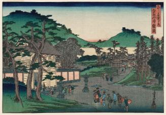 Mount Yoshida and Kagura Hill (Yoshida-yama Kagura-oka), from the series Famous Places in the Capital (Miyako meisho no uchi)