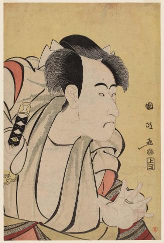 Actor Ichikawa Danjûrô VI as Sanuki Rokurô (in 1795) OR the Footman (Yakko) Itsuhei (in 1798)