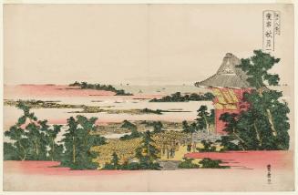 Autumn Moon at Mount Atago (Atago shûgetsu), from the series Eight Views of Edo (Edo hakkei)