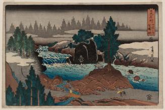 Kanman-ga-fuchi, from the series Ten Views of Famous Places in Nikkô (Nikkô meisho jukkei no uchi)