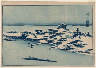 Snow on the Sumida River