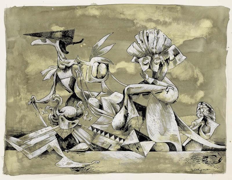 Study for Saturnalia II
