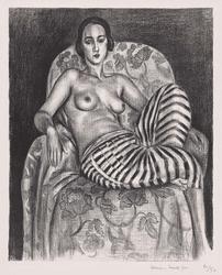 Odalisque in Striped Pantaloons (Grande odalisque à la culotte bayadère)