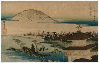 The Temple of the Golden Pavilion (Kinkaku-ji), from the series Famous Views of Kyoto (Kyôto meisho no uchi)