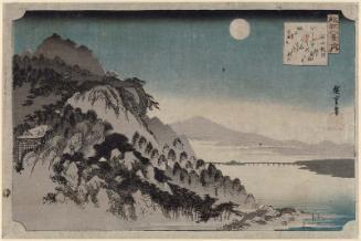 Autumn Moon at Ishiyama Temple (Ishiyama shûgetsu), from the series Eight Views of Ômi (Ômi hakkei no uchi)