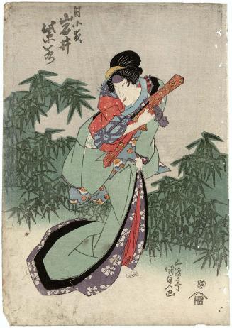 Actor Iwai Shijaku I as Tsukisayo
