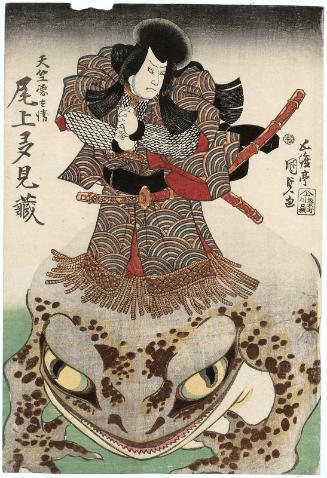 Actor Onoe Tamizô II as Tenjiku Tokubei