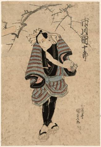 Actor Ichikawa Danjûrô VII, possibly as Honchô Tsunagorô