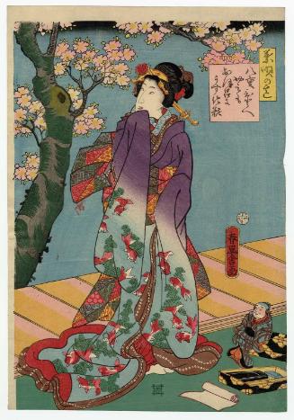Cherry Blossoms, from the series A Book of Popular Songs (Hauta no maki)