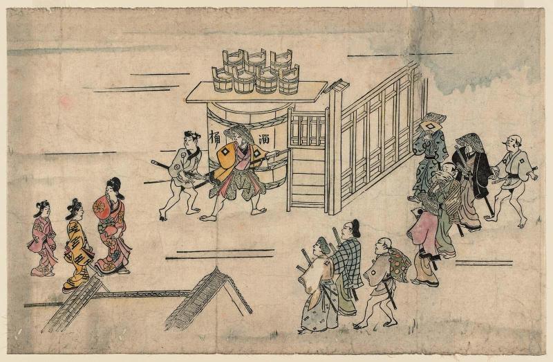 The Entrance to Ageya-machi, from the series Scenes in the Yoshiwara (Yoshiwara no tei)