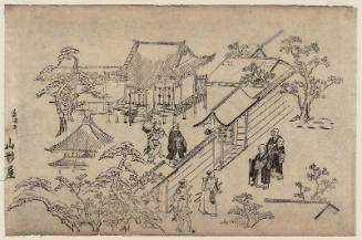 Viewing Cherry Blossoms in Ueno (Ueno hanami no tei), Sheet 13