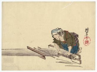 Woman Weaving