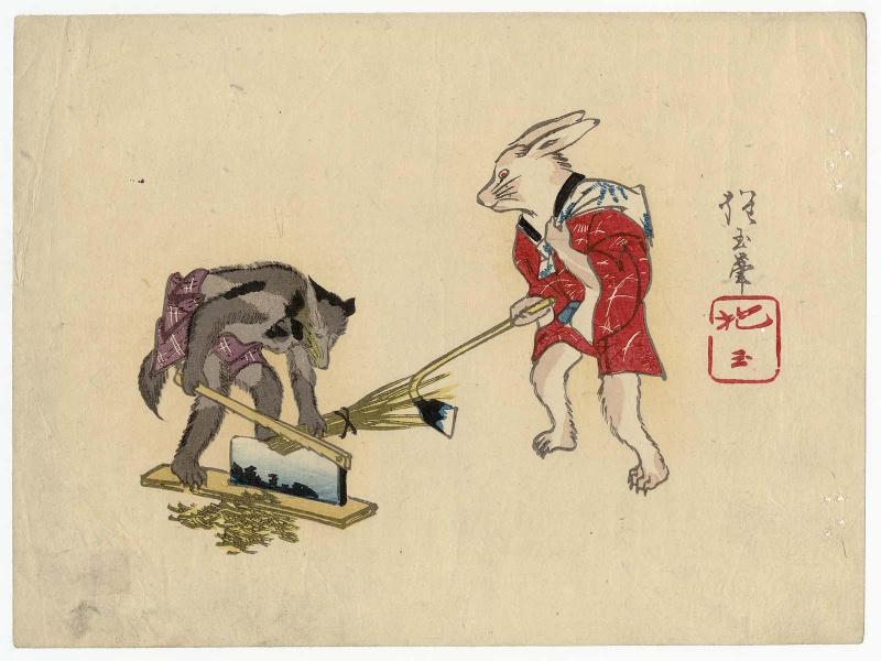 Tanuki and Rabbit