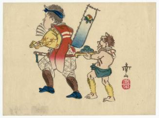 Momotarô with a Demon Attendant