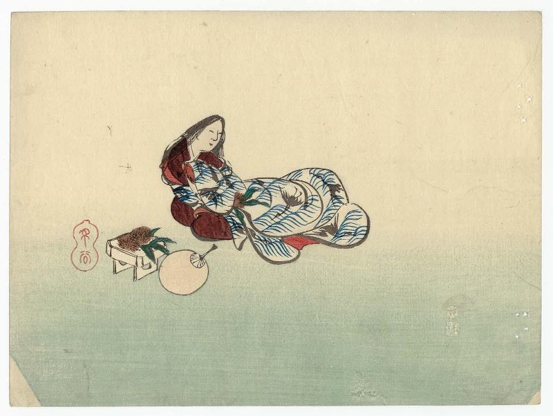 Court Lady with Chestnuts