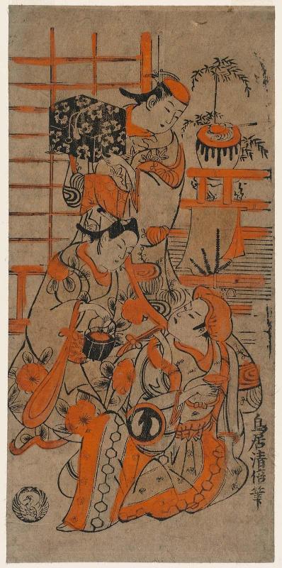 Actor Sawamura Sôjûrô I and others