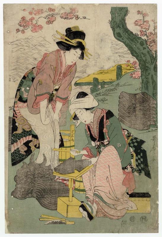 Women Making Roof Tiles