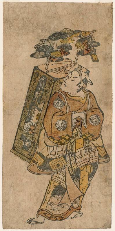 Actor Ichikawa Danjûrô II as a Peddler of Hanging Pictures