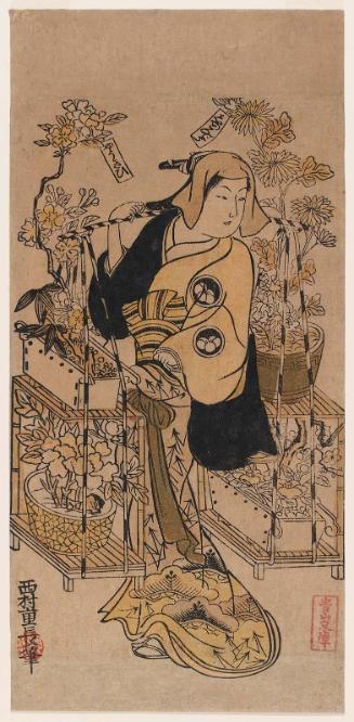 Actor (?) as Woman Flower Vender