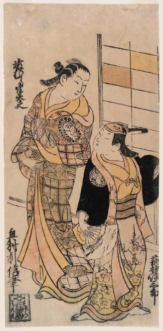 Actors Ogino Izaburô I and Fujimura Handayû II
