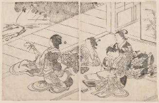 Courtesans at Leisure, from the book Ehon tokiwagusa (The Evergreens: A Picture Book), vol. III