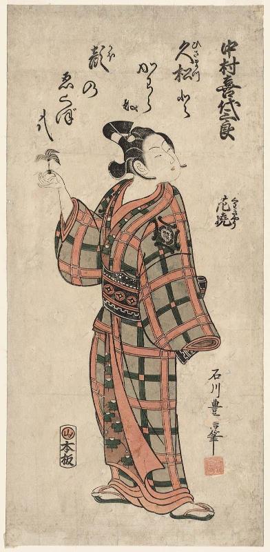 Actor Nakamura Kiyosaburô I, aka Kagyô, as Hisamatsu
