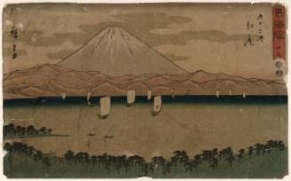 No. 19 - Ejiri, from the series The Tôkaidô Road - The Fifty-three Stations (Tôkaidô - Gojûsan tsugi), also known as the Reisho Tôkaidô