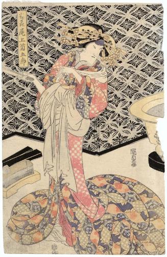 Actor Onoe Kikugorô III as Komurasaki
