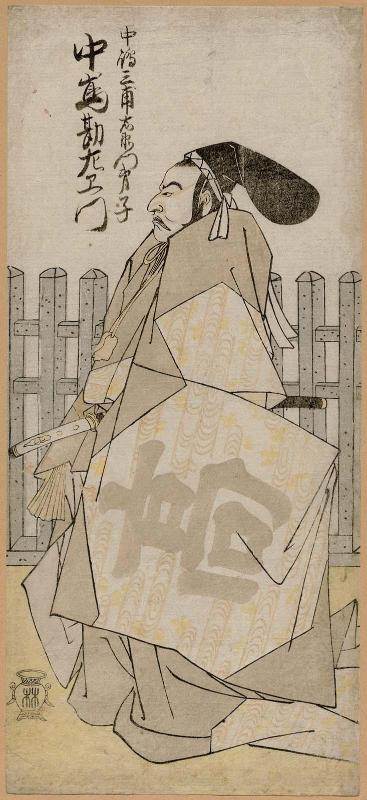 Actor Nakajima Kanzaemon III as Kô no Moronao