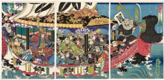 The Nineteen Retainers of Yoshitsune (Yoshitsune jûku shin no zu)