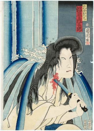 Actor Bandô Hikosaburô V as the Wetnurse (Menoto) Otsuji