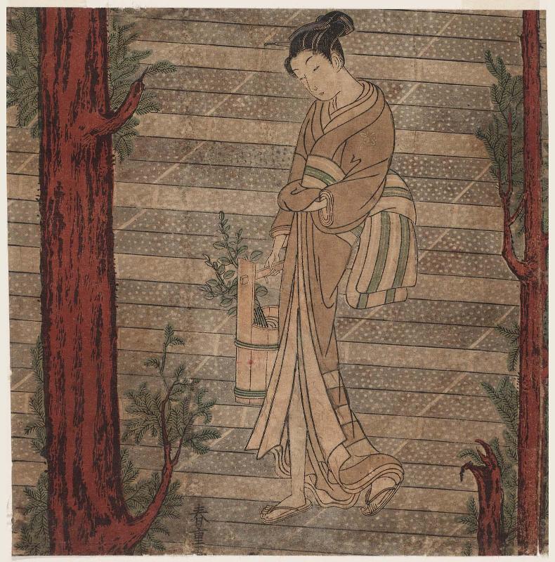 Kiyomizu Temple (Shimizu), from the series Fashionable Seven Komachi (Fûryû nana Komachi)