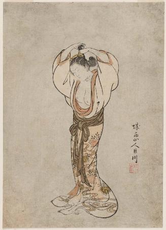 Woman Arranging Her Hair
