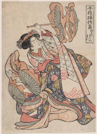 The Hôraku Dance (Hôraku no mai), from the series Collection of Pictures of Current Dances (Imayô odori ezukushi)