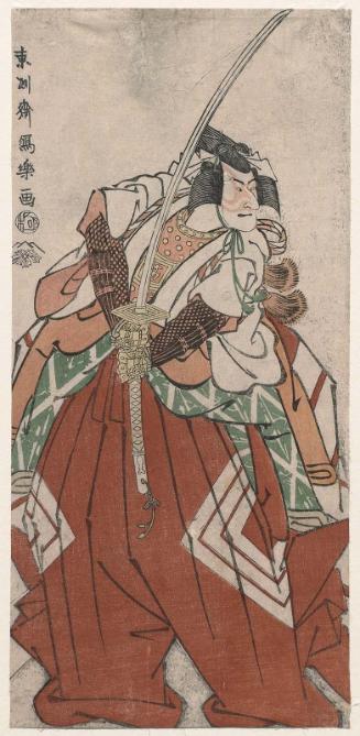Actor Ichikawa Komazô III as Shinozuka Gorô (Sadatsuna)