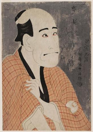 Actor Arashi Ryûzô II as the Moneylender Ishibe Kinkichi