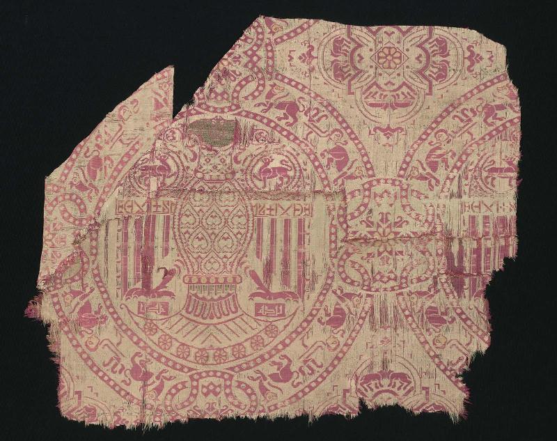 Textile fragment from the Reliquary of St. Librada